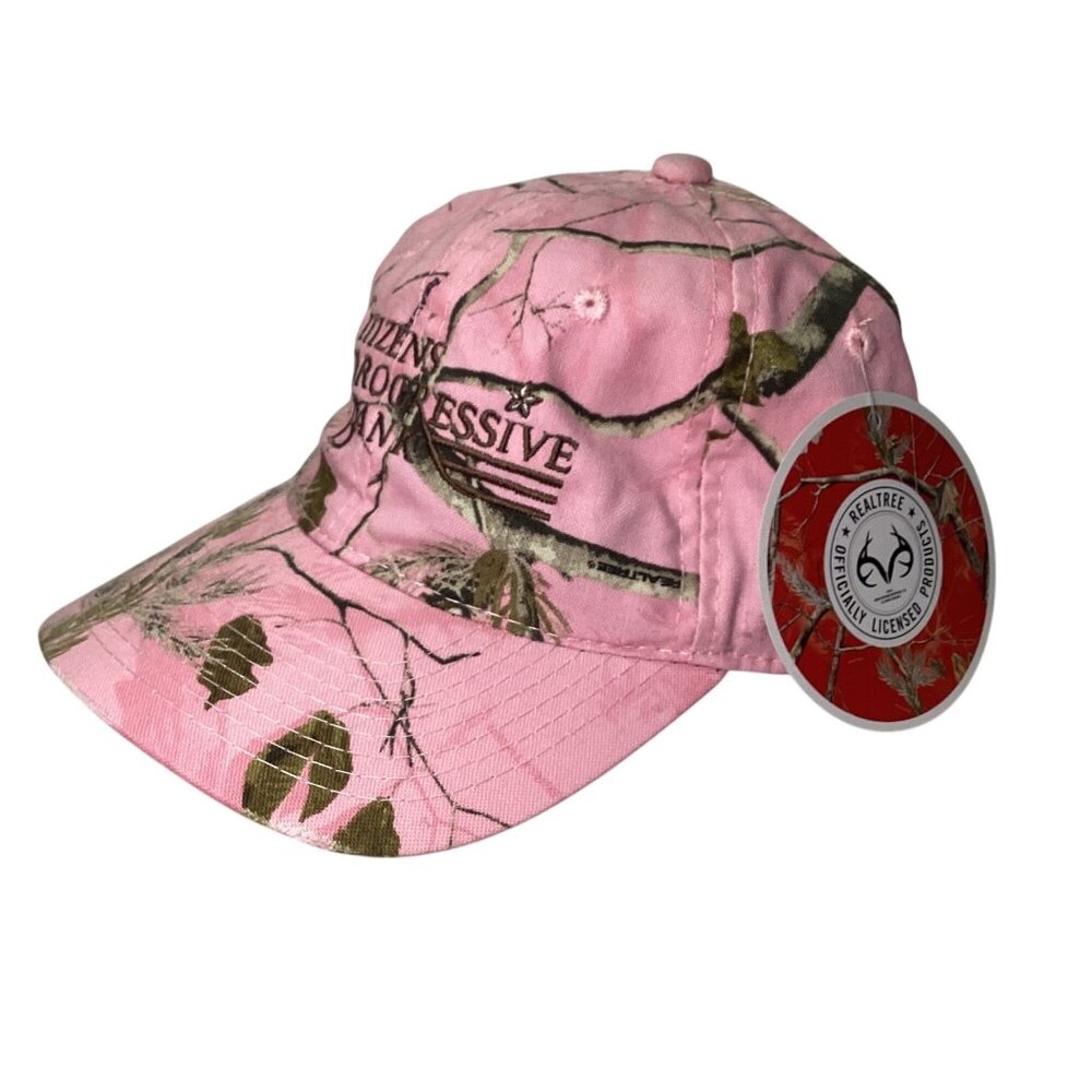 Realtree APC Pink Camo Baseball Cap Full Cloth Back Adj One Size New W Tags